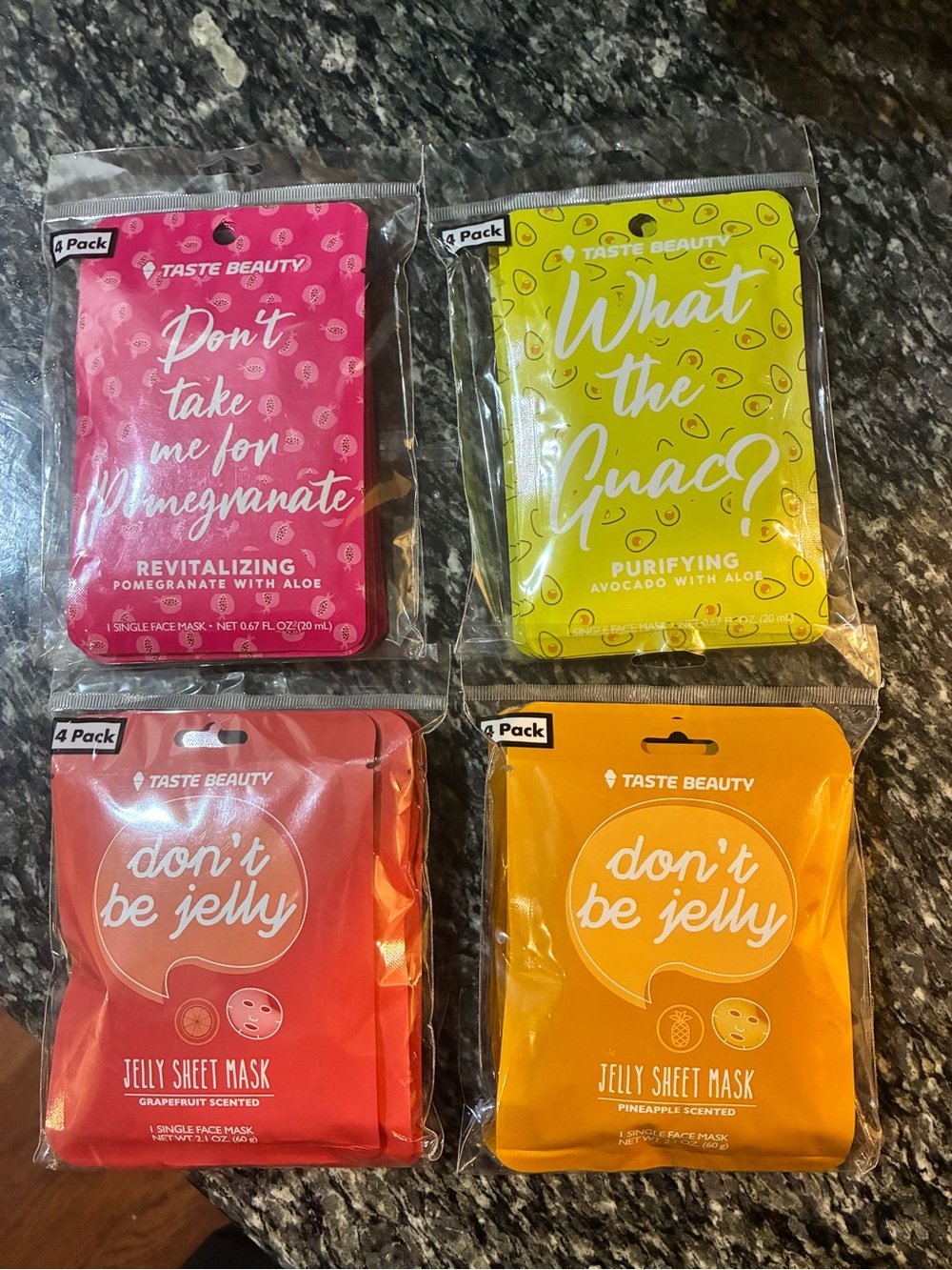 Taste Beauty Don’t Be Jelly Jelly Sheet Mask - Orange (Pineapple)